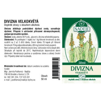 Divizna velkokvětá - výtažek z pupenů 50 ml