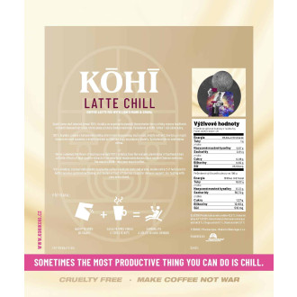 KOHI-LATTE káva - ADAPTOGEN COFFEE MIX WITH LION S MANE & CHAGA - 20 sáčků