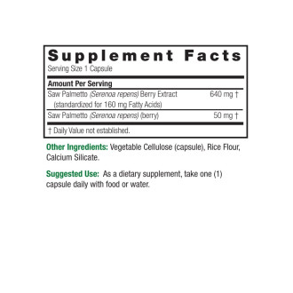 Nature’s Answer - Saw Palmetto Extract, 690mg - 120 vcaps