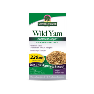 Nature’s Answer Wild Yam, 220mg - Divoký jam - 60 vcaps